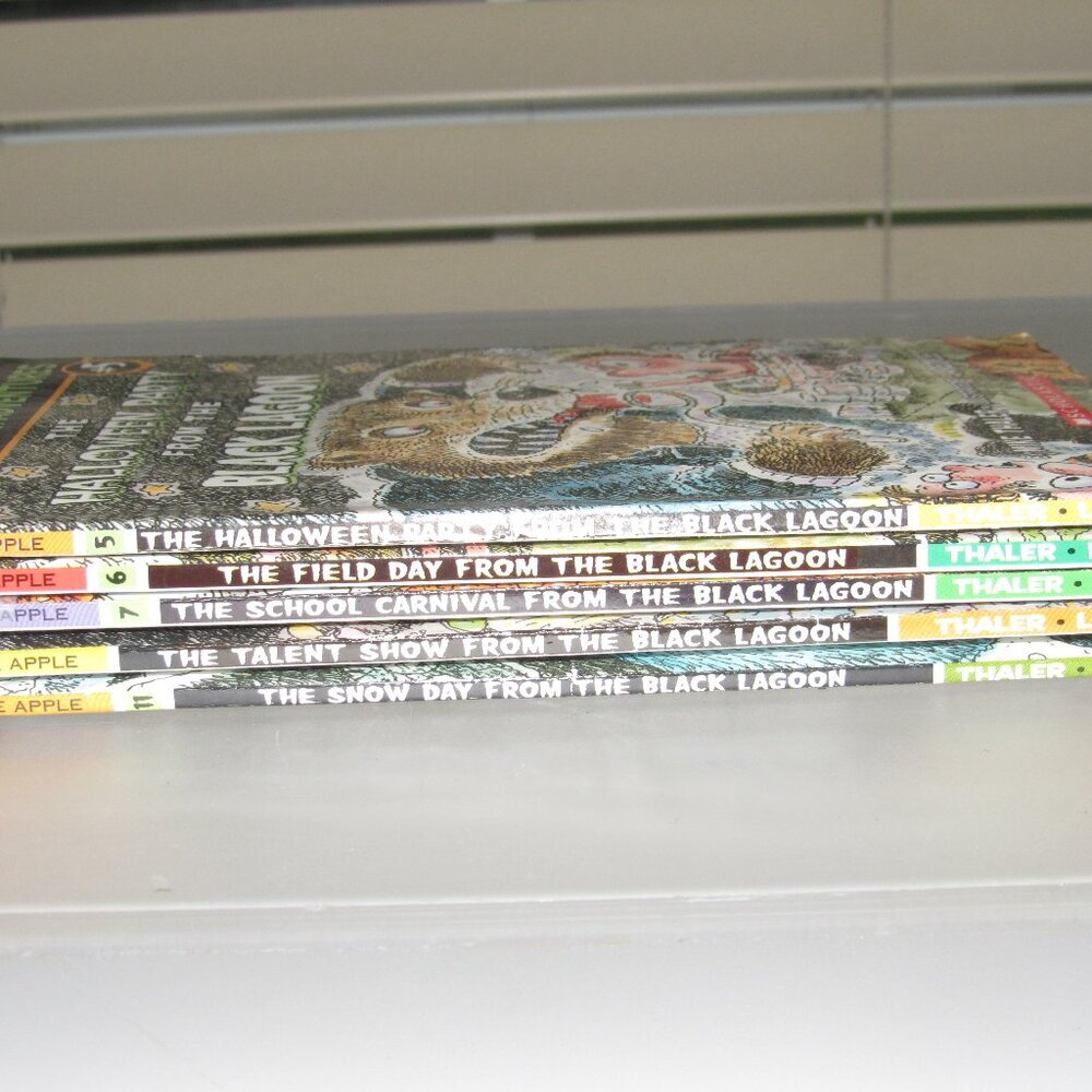Black Lagoon Adventures Book Lot (5) by Mike Thaler & Jared Lee Scholastic Kids - Picture 2 of 3